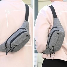 Waist Bum Bag Unisex Men Women Fanny Pack Holiday Travel Money Belt Pouch Wallet Unisex Belt Bag price