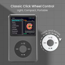 Mp3 Player with Bluetooth Y1 64GB Innioasis Digital Music iPod Style Click Wheel MP3 Player & iPod price