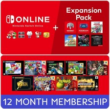 Nintendo Switch Online Expansion Pack • 12 Month Membership (For Switch 1 + 2) Nintendo Games price