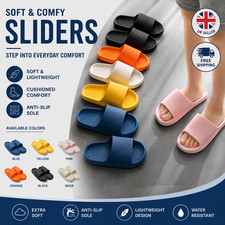 Mens Ladies Sliders Extra Soft Anti-Slip Comfy Cloud Pool Slippers Sandals UK Slippers price