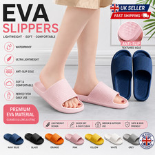 Mens Ladies Sliders Extra Soft Anti-Slip Comfy Cloud Pool Slippers Sandals UK Slippers price