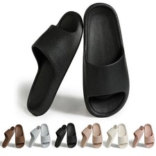 Women Men Soft Slip On Mule Slides Sliders Sandals Summer Bathroom Slippers UK Slippers price