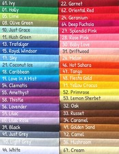 Wool Mix Craft Felt : 9" x 9" (22.5cm x 22.5cm) Square - choice of 45+ colours Felt price