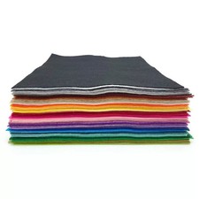 Craft  Felt Squares 30% Wool Blend 9" x 9” Available in all Colours *Pick & Mix* Felt price