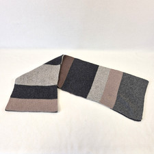 Men's Scarf Striped Pattern Neck Warmer Multicoloured Unbranded One Size 66 X 9" Men's Scarf price