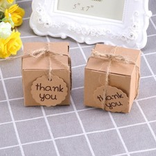 20 Pcs/10 Party Favors Jewelry Packaging Wedding Paper Boxes Favour Kraft Candy Jewellery Boxes price