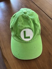 Super Mario Official Luigi Kid's Green Baseball Cap 100% Cotton Kids' Hat price