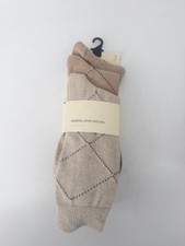 Rocha.John Rocha pure cotton sock set  three neutral-toned pairs Size 9-12 Men's Socks Set price