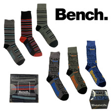 Bench Socks Gift Box 3 Pair Pack Xmas Gifts Set Boxed Cotton Blend Mens UK 6-11 Men's Socks Set price