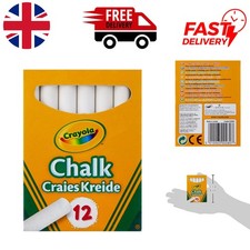 CRAYOLA Anti-Dust White Chalk 12 Count (Pack of 1) | Smooth Texture Makes... Chalk price