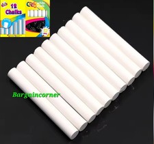 White Chalks Smooth Writing Chalk Easy Rub Blackboard Pavement Board Chalk Stick Chalk price