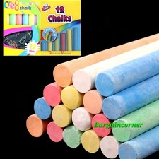 Colour Chalks Smooth Writing Board Easy Rub Chalk Kids Art Blackboard Pavement Chalk price