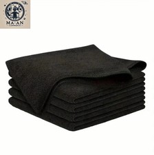 6 X Black Microfiber Super Absorbent And Soft Cleaning Towel Set Kitchen Textile Set price