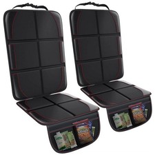Car Baby Seat Booster Protector Cover PADDED Cushion Organiser Kids Kick Mat Pad Baby Car Seat Booster price