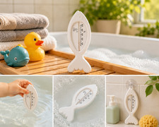 NEW FIRST STEPS BATH THERMOMETER IN WHITE COLOR UK NEXT DAY DISPATCH Baby Bath Thermometer price