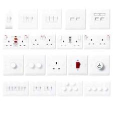 BG 800 Series White Moulded Round Edge Electrical Wiring Accessories Range Home Appliances Display / Outlet price