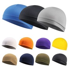 ⭐Cycling Skull Beanie Cap Thin Breathable Inner Helmet Liner Hat Bandana for Men Unisex Beanie price