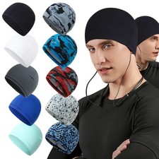 Sweat Wicking Cooling Bald Dome Skull Cap Helmet Liner Sport Beanie Hat Summer⭐⭐ Unisex Beanie price