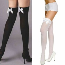 UK Stockings Long Over the Knee Women's Bow Lace Socks Sexy Ladies Thigh High Knee-High Socks / Garter Stockings price