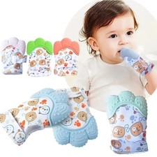 Baby Teething Silicone Gloves Multi-Layer Breathable Chewing Gloves Baby Teethin Baby Gloves price