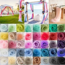 140cm Wide Crystal 20D silkly Organza wedding drape Material dress DIY 50 colors Wedding Dress price