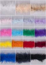 Marabou Feather Trim Fluffy Swansdown 40mm Width Craft Sewing Millinery Wedding Dress price