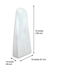 Extra Large Gusset Wedding Dress Bag Bridal Dress Gown Cover Bag Garment Bags Wedding Dress price