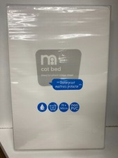 MOTHERCARE COT BED FITTED BRUSHED SHEET WATERPROOF MATTRESS PROTECTOR 70x140cm Baby Bed Sheet price