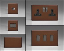 Varilight Screwless Mocha Range - Black Inserts & Iridium Switches Electric Kitchen Appliances (Display-Outlet) price