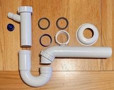 40mm Kitchen Sink Adjustable Height Trap c/w Appliance Inlet And Outlet Rosette Electric Kitchen Appliances (Display-Outlet) price