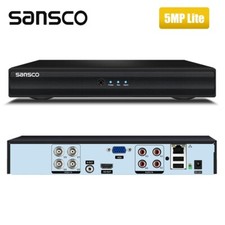SANSCO CCTV DVR Video Recorder 5MP Lite HD 4 Channel for Home Security System UK Security System Recorder price