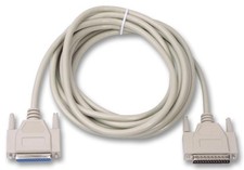 Male to Female DB25 Parallel Printer Extension Rs232 Fully Wired 25 pin Cable Serial & Parallel Cable price