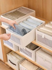 Folding Drawer Organizer Clothes Box Tidy T-shirt Jeans Leggings Closet Storage Wardrobe Storage price
