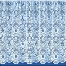 Star Buy Floral Window Privacy Thick White Lace Net Curtain Sold by the Metre Sheer Curtain price