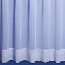 Manhatten Jayne Plain White Net Curtain 7" Envelope Hem Sold by the Metre Wide Sheer Curtain price