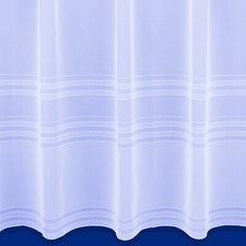 Nice White Striped Base Voile Net Curtain  Sold In Set Sizes  Free Postage Sheer Curtain price