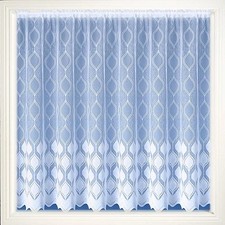 White Marseille Window Privacy Net Curtain Cut to Width By The Metre in 14 Drops Sheer Curtain price