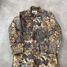 Wallo Real Tree Jumpsuit Men's XL Vintage Camo Coveralls Hunting Suit, Green Men's Jumpsuit price