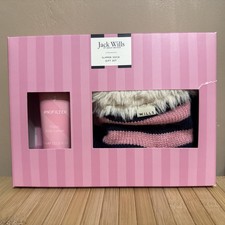 Jack Wills Women's Slipper Socks and Body Lotion Set Fruity Body Lotion, NEW Women's Socks Set price