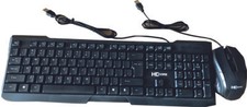 USB PC KEYBOARD AND MOUSE WIRED SLIM QWERTY  PC DESKTOP COMPUTER LAPTOP Keyboard - Mouse price