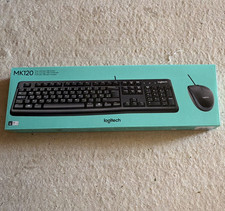 Logitech MK120 Wired Keyboard & Mouse Bundle Black, Spill-Resistant QWERTY EN Keyboard - Mouse price