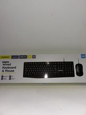 Styletech MK100 Wired Keyboard & Mouse USB Set UK Layout Full Size Black New Keyboard - Mouse price