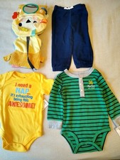 4 Piece 12 Month Boys Clothing and Fun Toy Boys' Clothing Set price