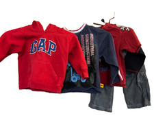 Boys Clothing Bundle 3-4 & 4-5 Years M&S NEXT GAP Jeans Hoodie Tops Belt 5pc Boys' Clothing Set price