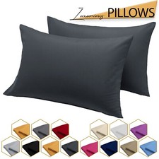 2X PILLOW COVER CASES LUXURY CASES MICROFIBRE HOUSEWIFE PAIR PACK  PILLOW COVERS Pillowcase price