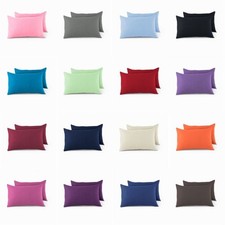 Pillow cases 2 Pack Luxury Polycotton Housewife Pair Soft Pillowcase Standard UK Pillowcase price