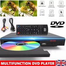 Mini DVD Player Compact Multi Region ADH RW CD VCD Music Disc USB with Remote UK DVD & Blu-Ray Players price