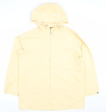 IZOD Women's Yellow Hooded Mid-Length Rain Coat Size S Women's Raincoat price