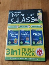 Top Of The Class 3 In 1 Triple Pack  pre school   educational   Pc game Preschool Education Software price