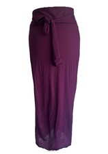 Eres Purple Wrap Skirt  Pareo Sarong Beach Cover Up Holiday Beachwear One Size Pareo price